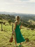 Women's Long Dress - Nature